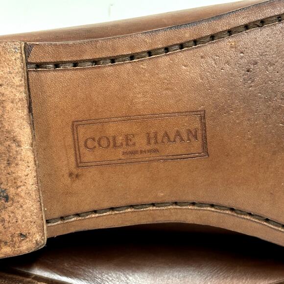 VERY GOOD Rancourt & Co. x Cole Haan Pinch Tassel Loafer Made in USA 11 Narrow C - Picture 12 of 12